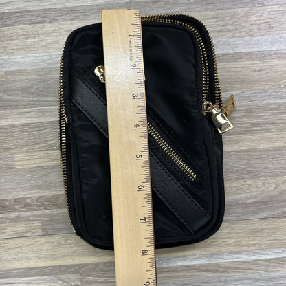 Sol and Selene Black Gold Zipper Makeup Bag Cosmetic Bag Travel Pouch - JL522
