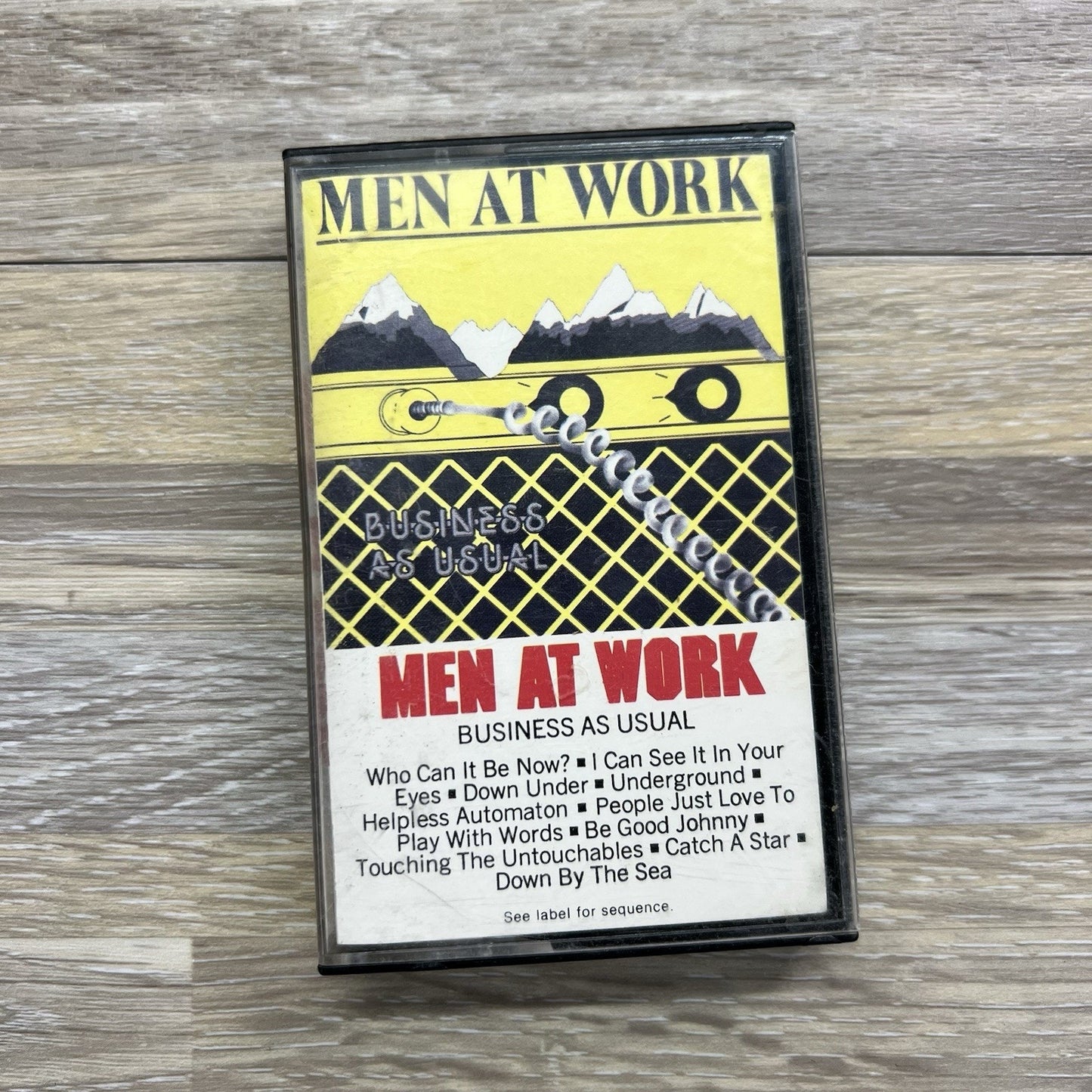 Men at Work Business as Usual Cassette Tape 1982 - JL416
