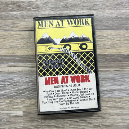 Men at Work Business as Usual Cassette Tape 1982 - JL416