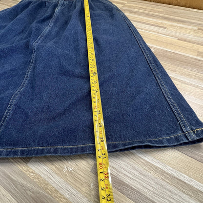 VTG Lee’s Long Denim Skirt Vintage Women’s High Waisted Size 26 - JL368