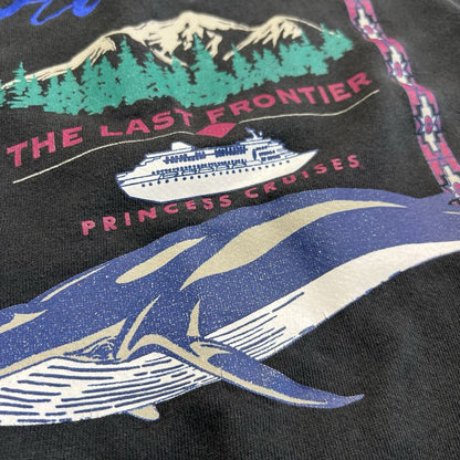 VTG Princess Cruises ALASKA The Last Frontier Sweatshirt Size XL - AG553