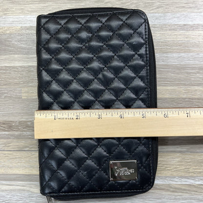It Brushes for Ulta Case Quilted Black Make Up Brush Zip Up Case Travel - JL521