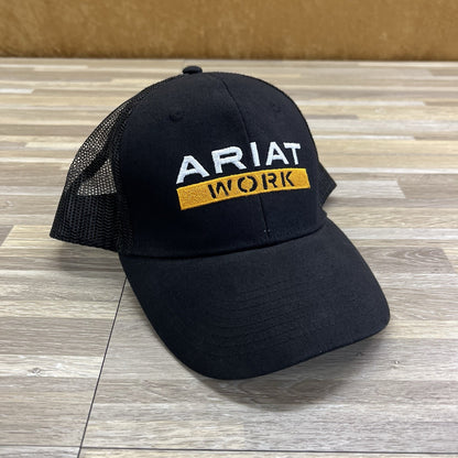 Ariat Work Hat Snapback Baseball Cap Adjustable Trucker Hat - JN354