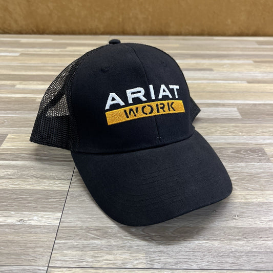 Ariat Work Hat Snapback Baseball Cap Adjustable Trucker Hat - JN354