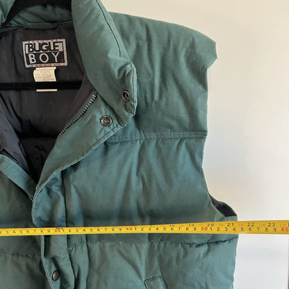VTG Bugle Boy Down Feather Puffer Vest Green Men’s Size Large - 4S608