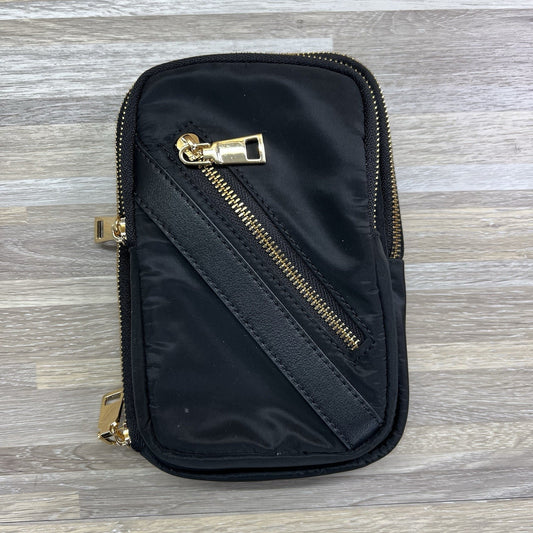 Sol and Selene Black Gold Zipper Makeup Bag Cosmetic Bag Travel Pouch - JL522