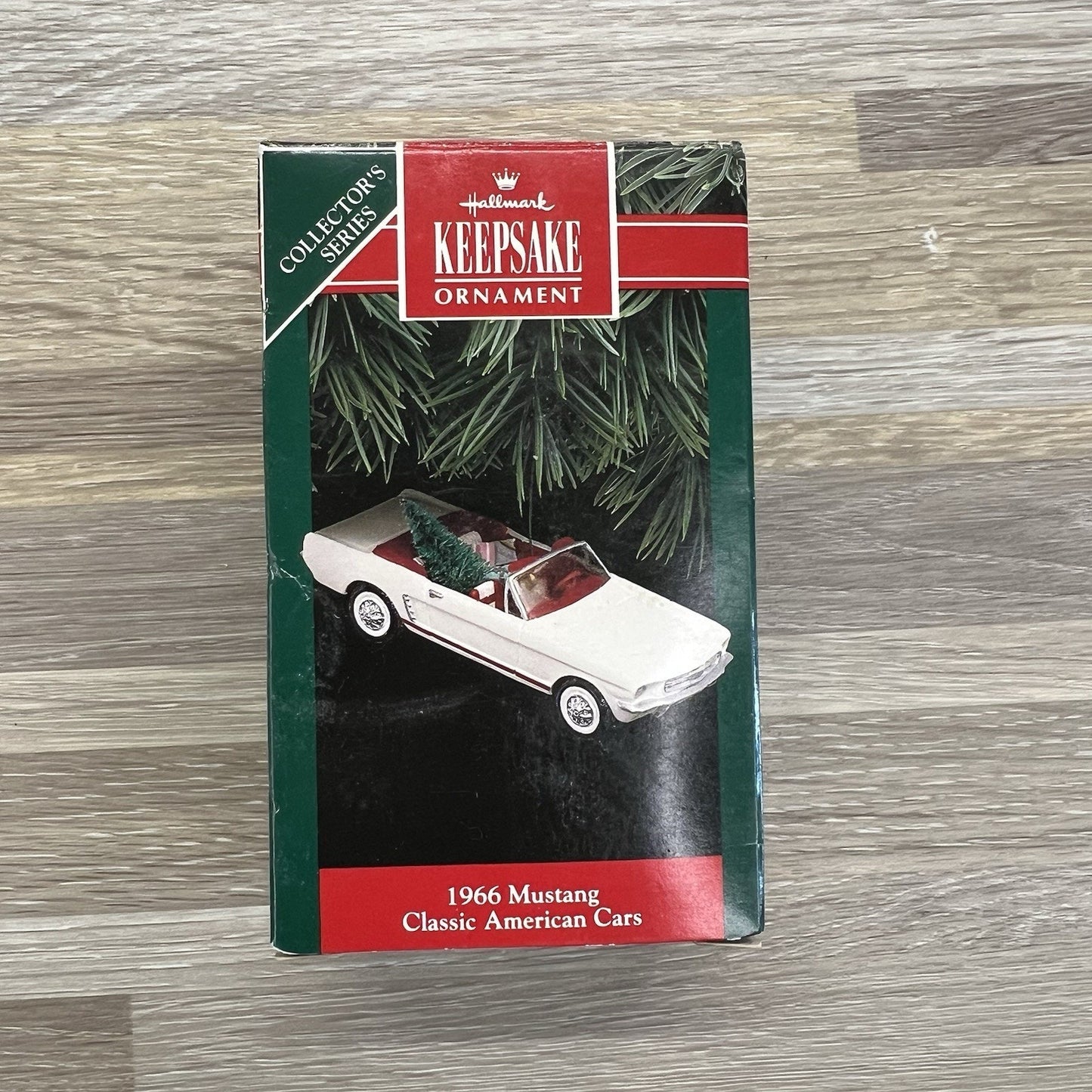 1992 Hallmark Keepsake Ornament 1966 Ford Mustang Car #2 In Series - M156