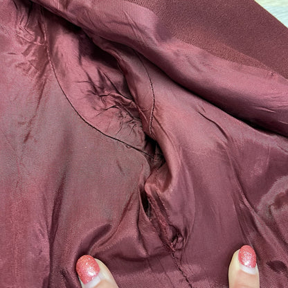 Vintage Levi’s Blazer Maroon Blazer Women’s Size 12 - M198