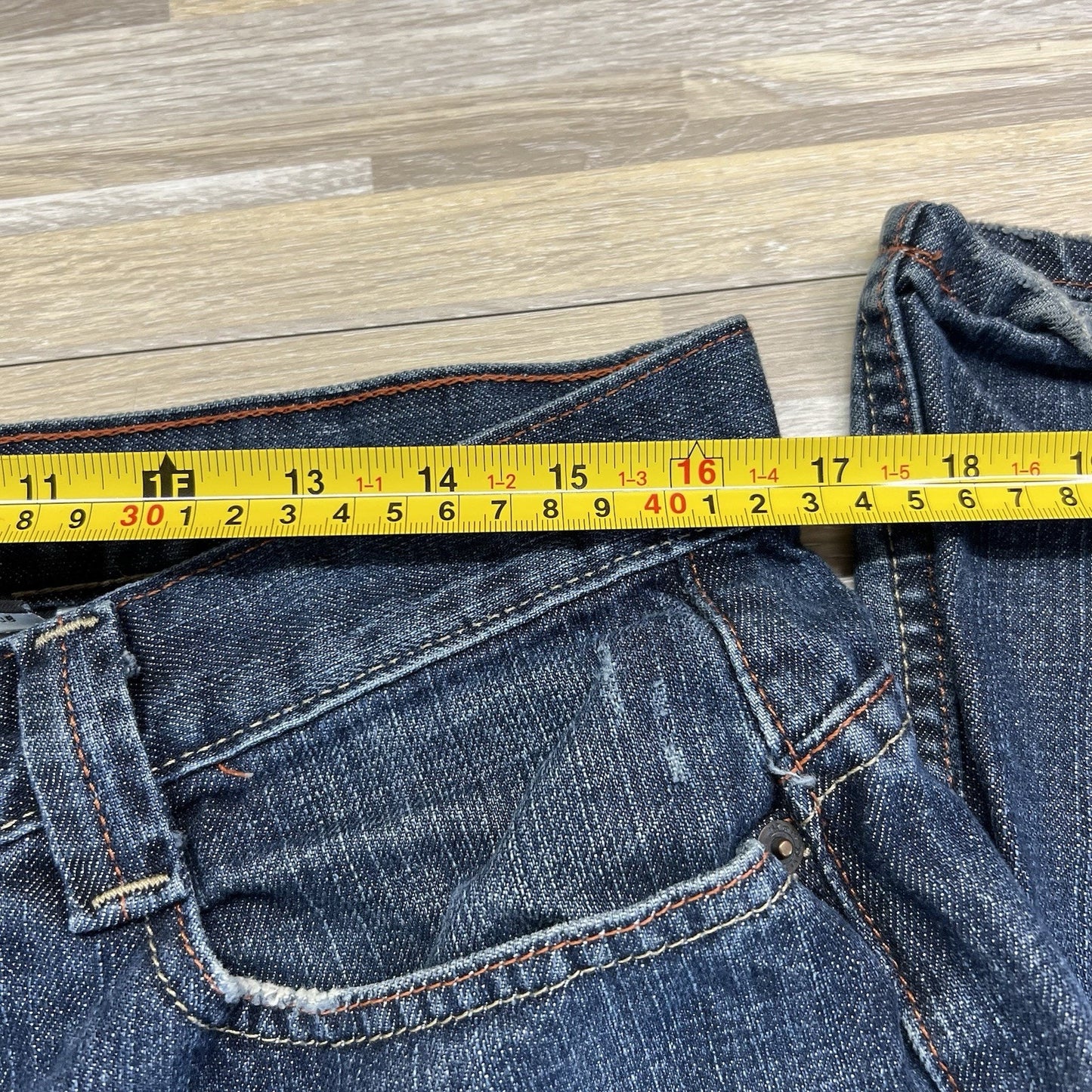 Vintage Y2K Von Dutch Mens 34x32 Jeans Pants Denim Zip Fly Skater - 13N678