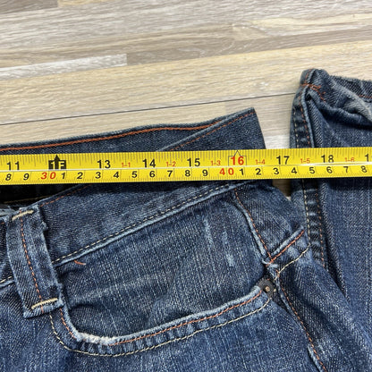 Vintage Y2K Von Dutch Mens 34x32 Jeans Pants Denim Zip Fly Skater - 13N678