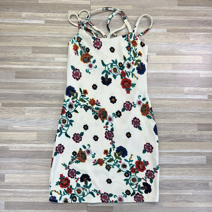 Always USA Floral Spandex Summer Dress Size M - JN301