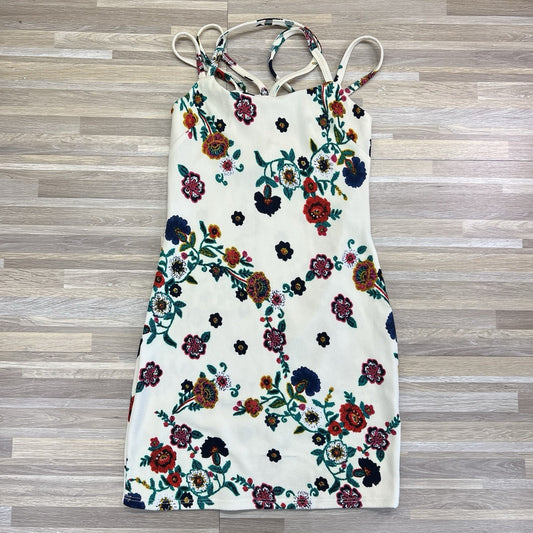 Always USA Floral Spandex Summer Dress Size M - JN301