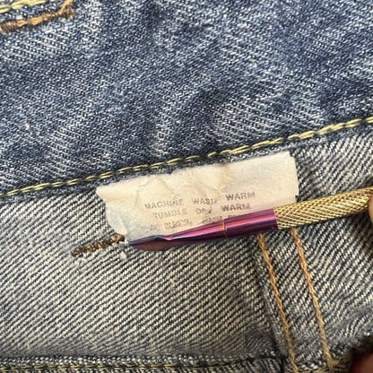 Vintage ELY Jeans Size 22x27 Destroyed Zipper Needs Work - M195