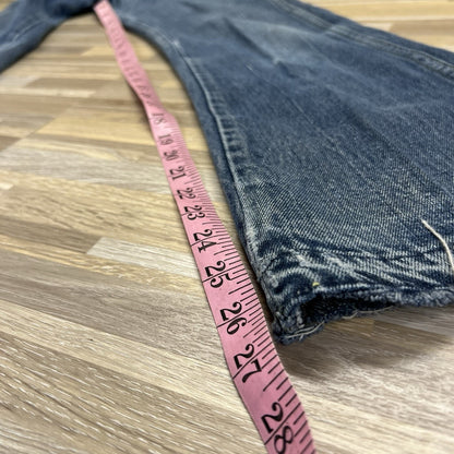 Vintage ELY Jeans Size 22x27 Destroyed Zipper Needs Work - M195