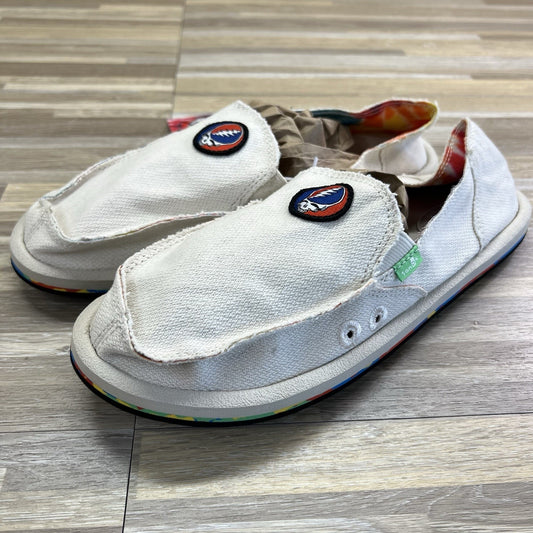 NWT Sanuk Grateful Dead Hemp Tie Dye Slip On Shoes Women’s Size 8 - JN327