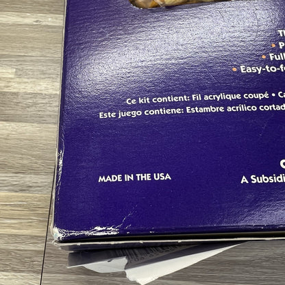 VTG Rare 1994 Caron LOONEY TUNES Taz Latch Hook Kit Huge 30" x 20" 90s - 5D725