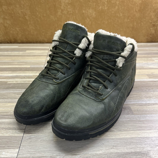 VTG 1991 LA Gear 43440LV Green Shoes Size 10 Boots Fur Lined - 12S575