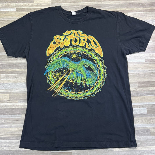 The Sword T Shirt Heavy Metal Band Tee Eagle Design Size M - JN351