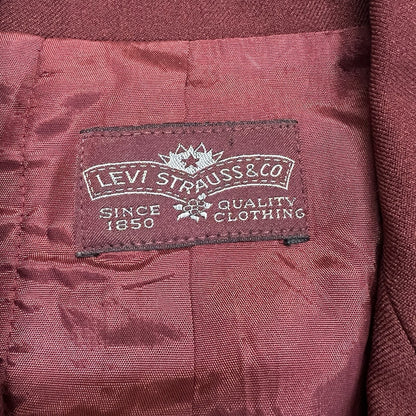 Vintage Levi’s Blazer Maroon Blazer Women’s Size 12 - M198