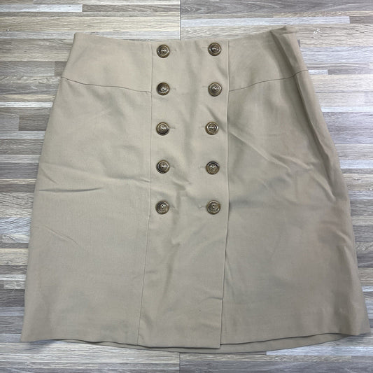 Dressbarn Women's Maxi Pencil With Buttons Skirt Beige Size 10 - JN280