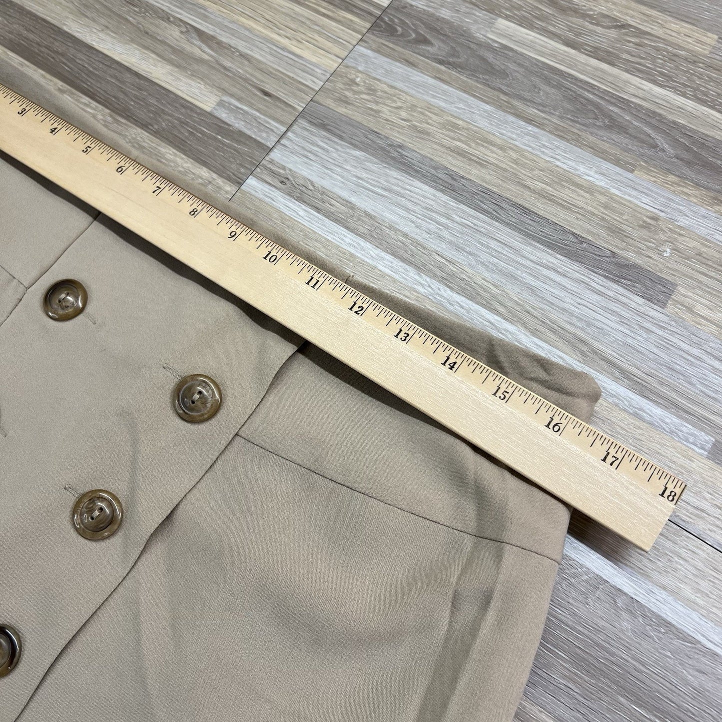 Dressbarn Women's Maxi Pencil With Buttons Skirt Beige Size 10 - JN280