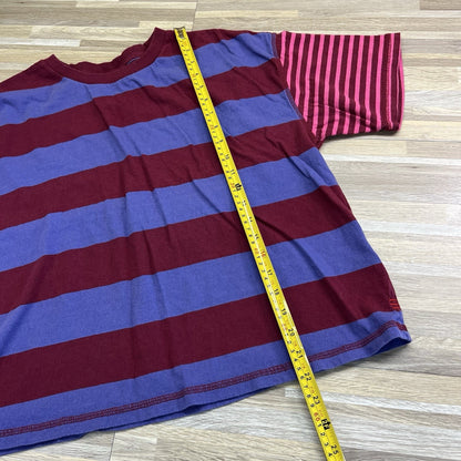 Urban Outfitters BDG Striped Crop Top Size Medium Pink Purple - JN334