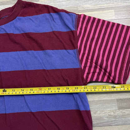 Urban Outfitters BDG Striped Crop Top Size Medium Pink Purple - JN334