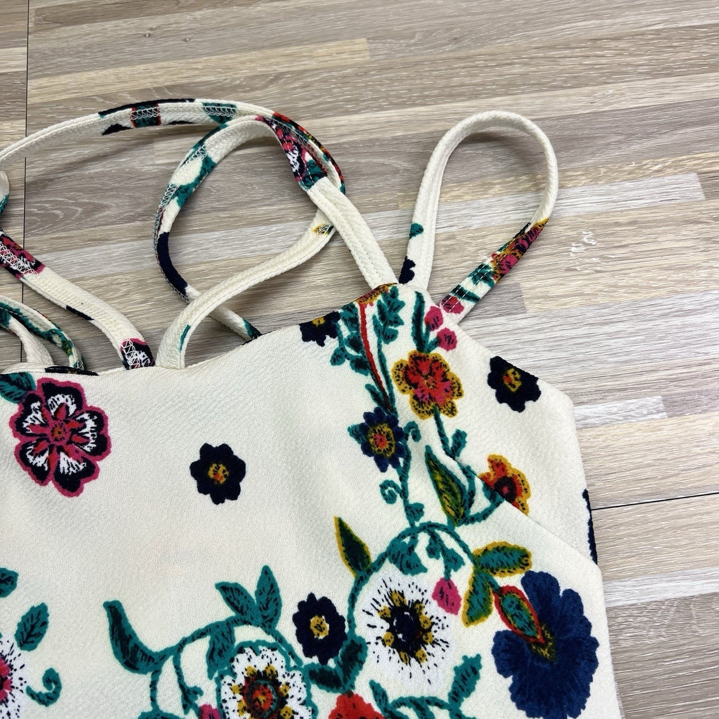 Always USA Floral Spandex Summer Dress Size M - JN301